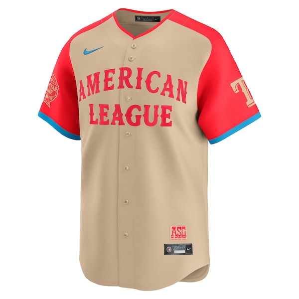 Corey Seager American League Nike 2024 MLB All-Star Game Limited Player Jersey - Cream