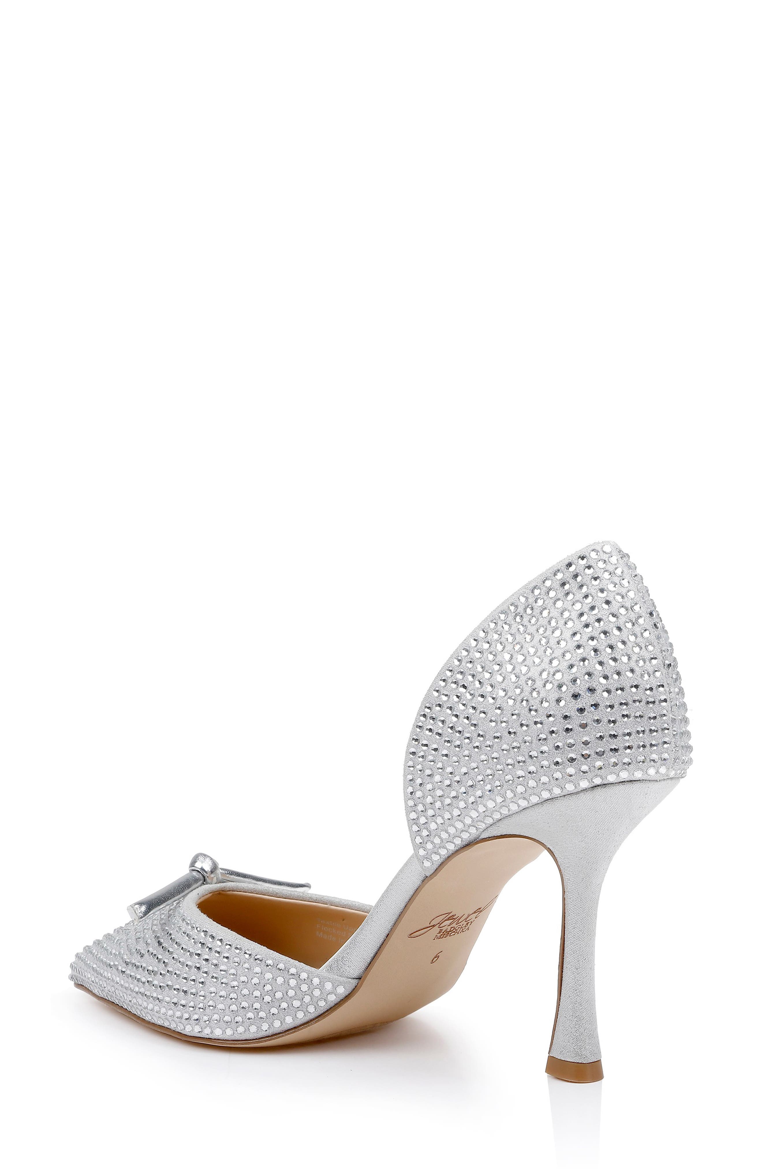 Jewel Badgley Mischka Terresa d'Orsay Pointed Toe Pump