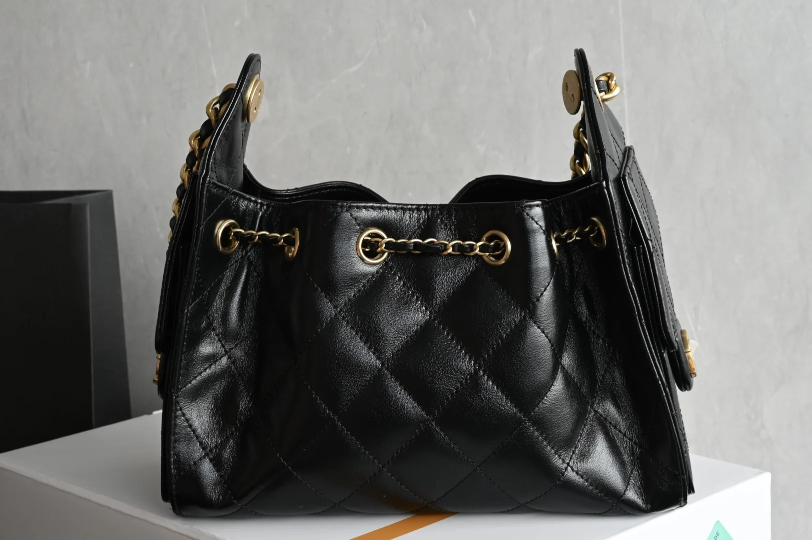 Chanel Black Calfskin Hobo Bag product photo from LabelPicks