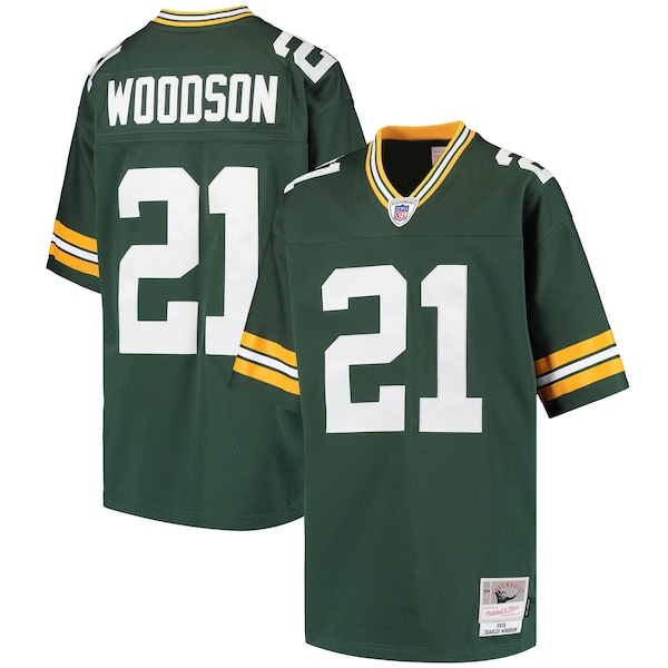 Charles Woodson Green Bay Packers Youth Retired Player Legacy Jersey - Green