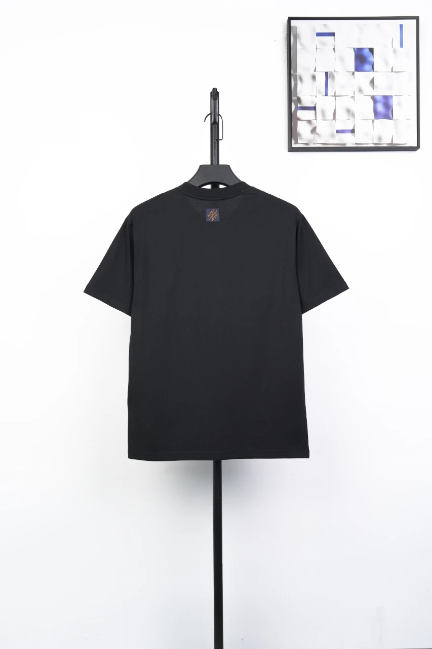 Louis Vuitton Black Beaded Embroidered T-Shirt product photo from LabelPicks