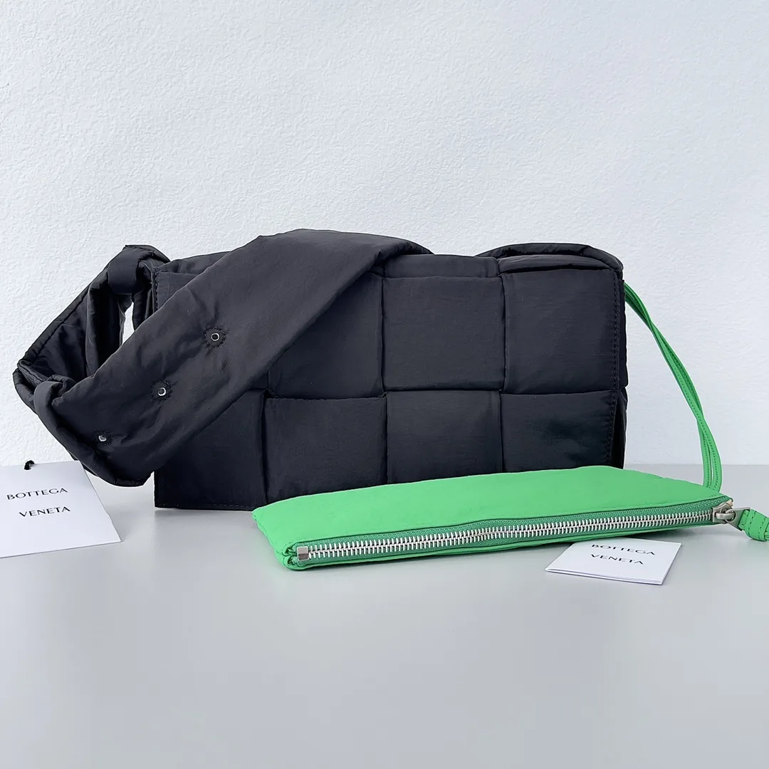 Bottega Veneta Cassette Green Nylon Belt Bag product photo from LabelPicks