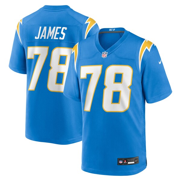 Andre James Los Angeles Chargers Nike Team Game Jersey -  Powder Blue