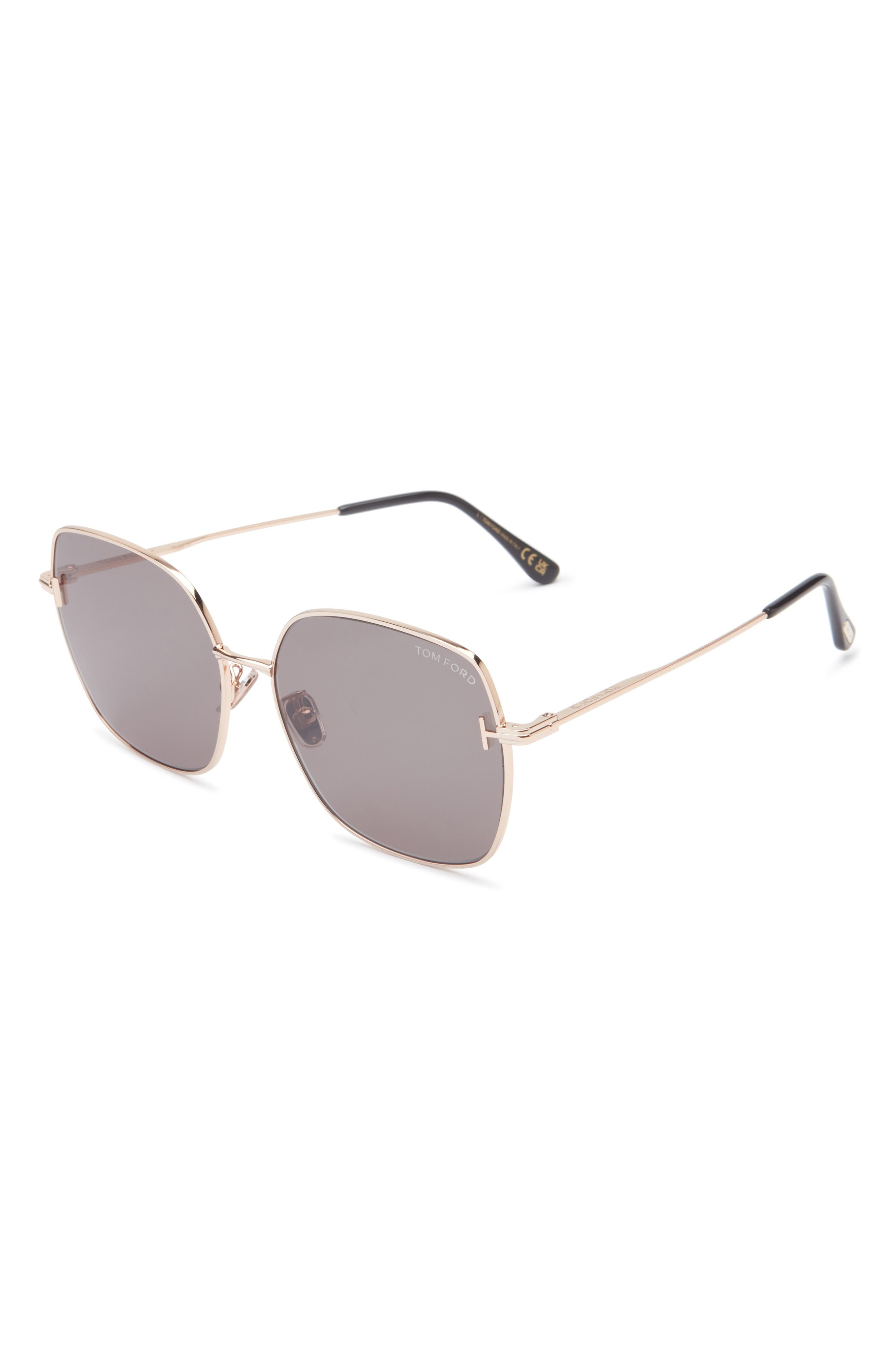 TOM FORD 59mm Square Gradient Sunglasses