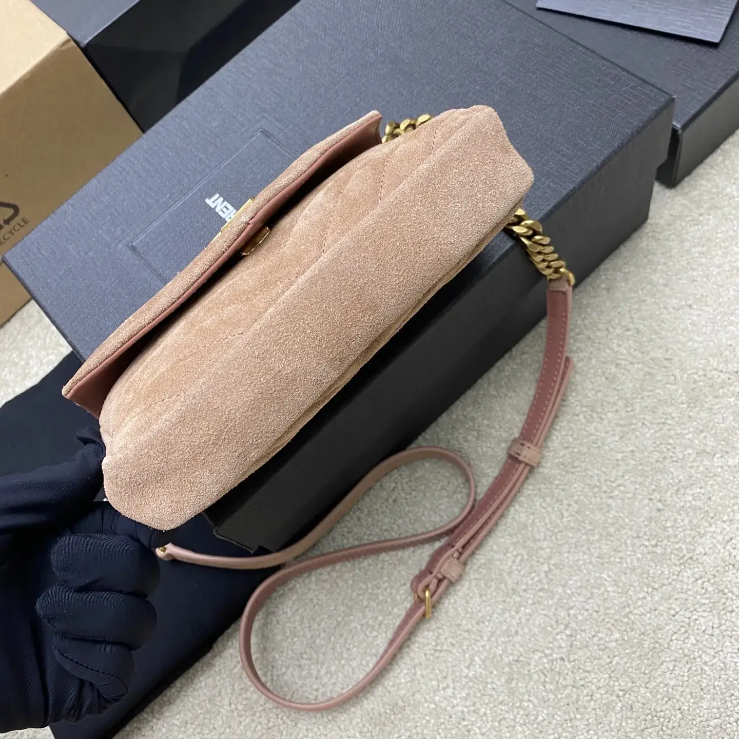 Saint Laurent Pink College Shoulder Bag product photo from LabelPicks
