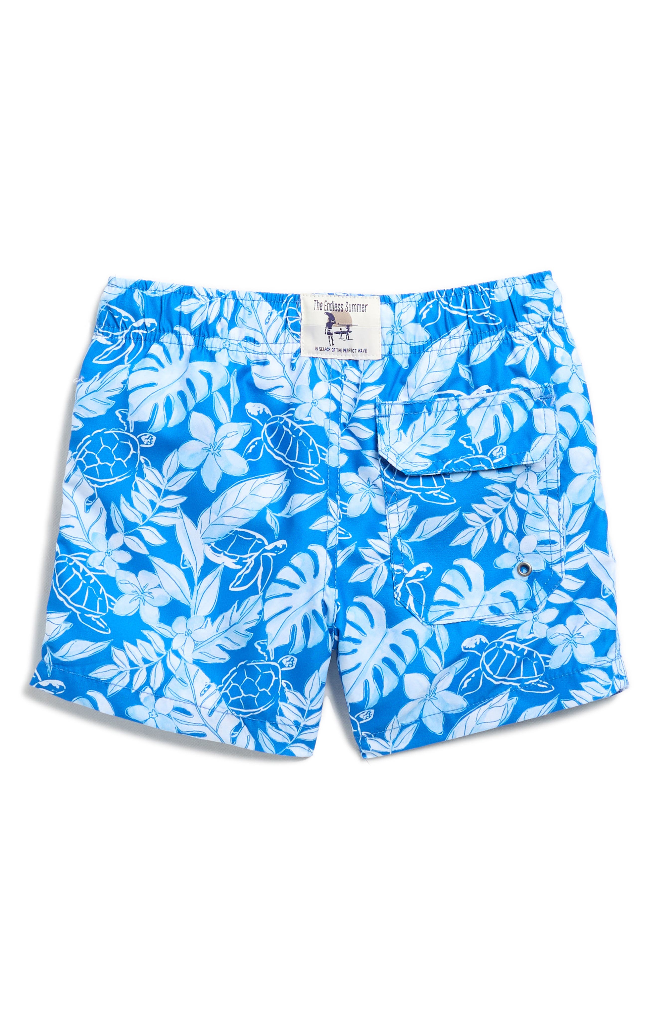 THE ENDLESS SUMMER Kids' Turtles Volley Swim Trunks