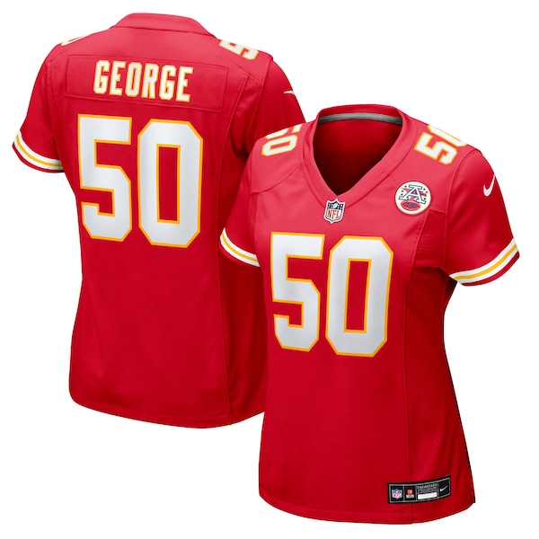 Brandon George Kansas City Chiefs Nike Women's Team Game Jersey -  Red