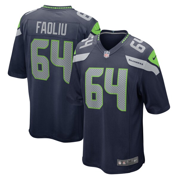Austin Faoliu Seattle Seahawks Nike  Game Jersey - College Navy