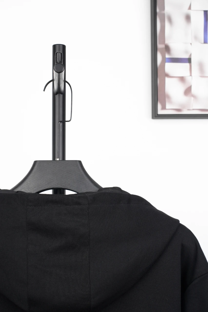 Prada Black Reversible Hooded Zip Jacket product photo from LabelPicks