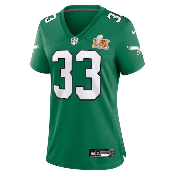 Cooper DeJean Philadelphia Eagles Nike Women's Super Bowl LIX 2nd Alternate Game Jersey - Kelly Green