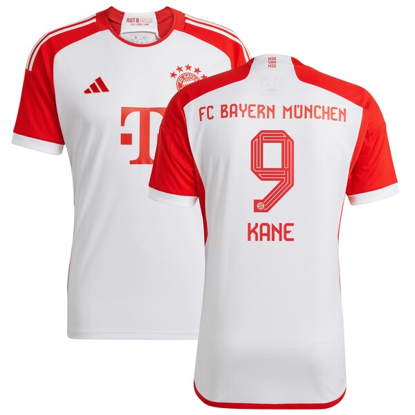 Harry Kane Bayern Munich adidas Youth 2023/24 Home Replica Player Jersey - White/Green