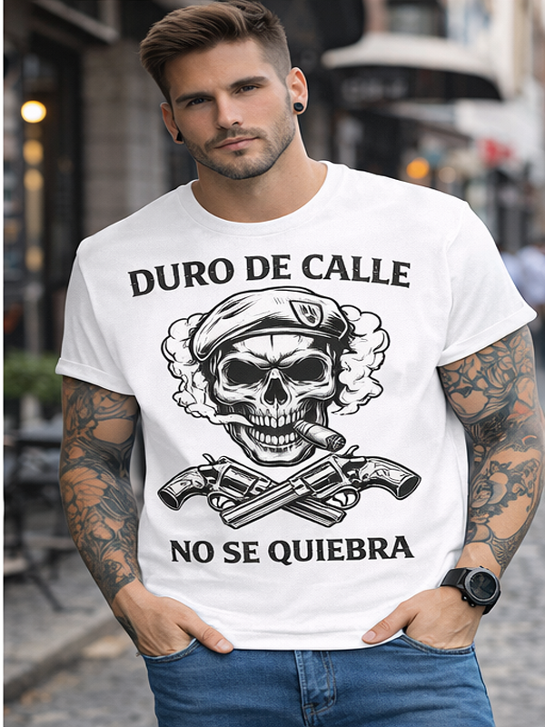 Remera “Duro de Calle” – Calle y Calavera