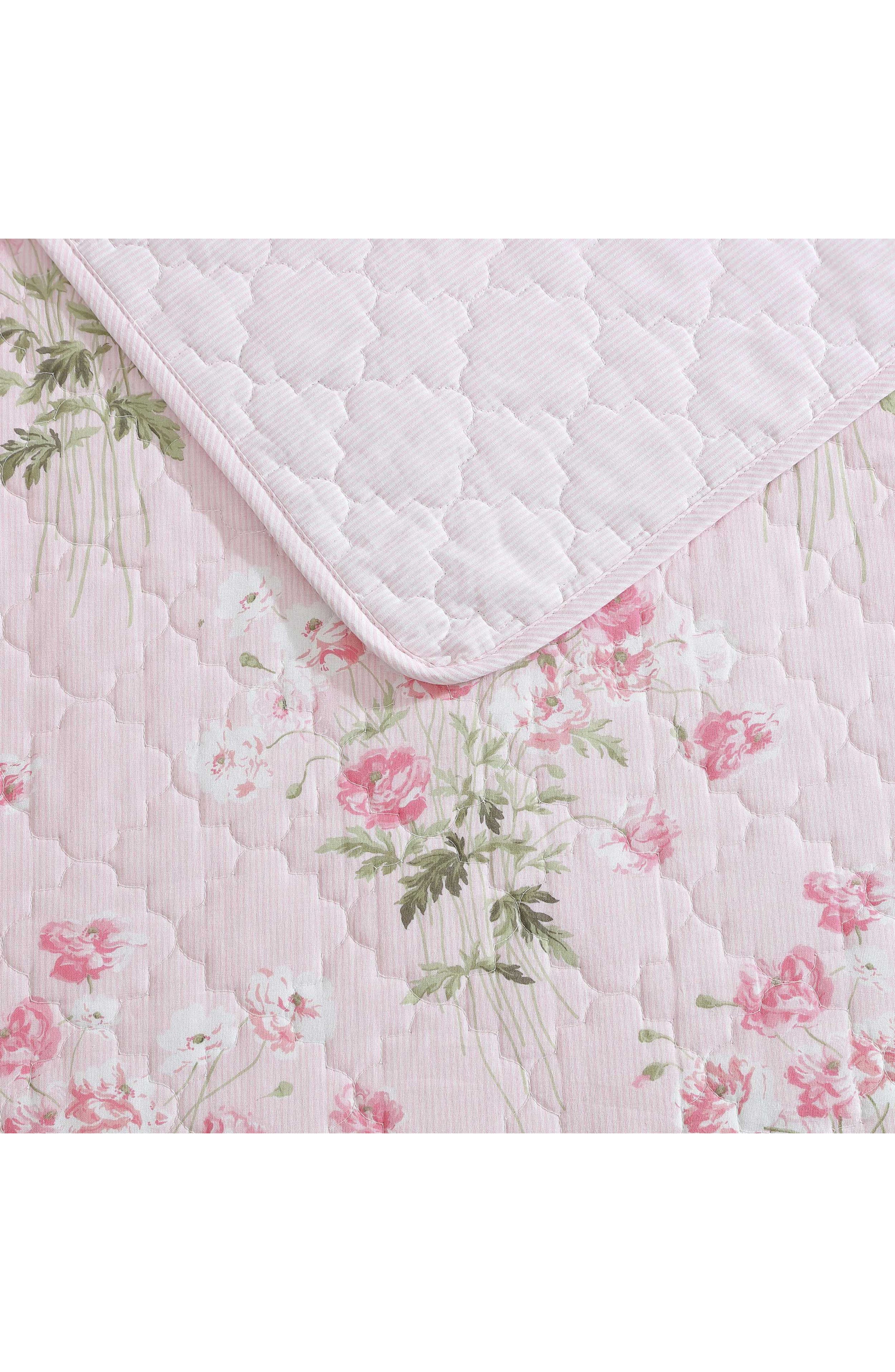 Laura Ashley Veronica's Bouquet Cotton Quilt Set