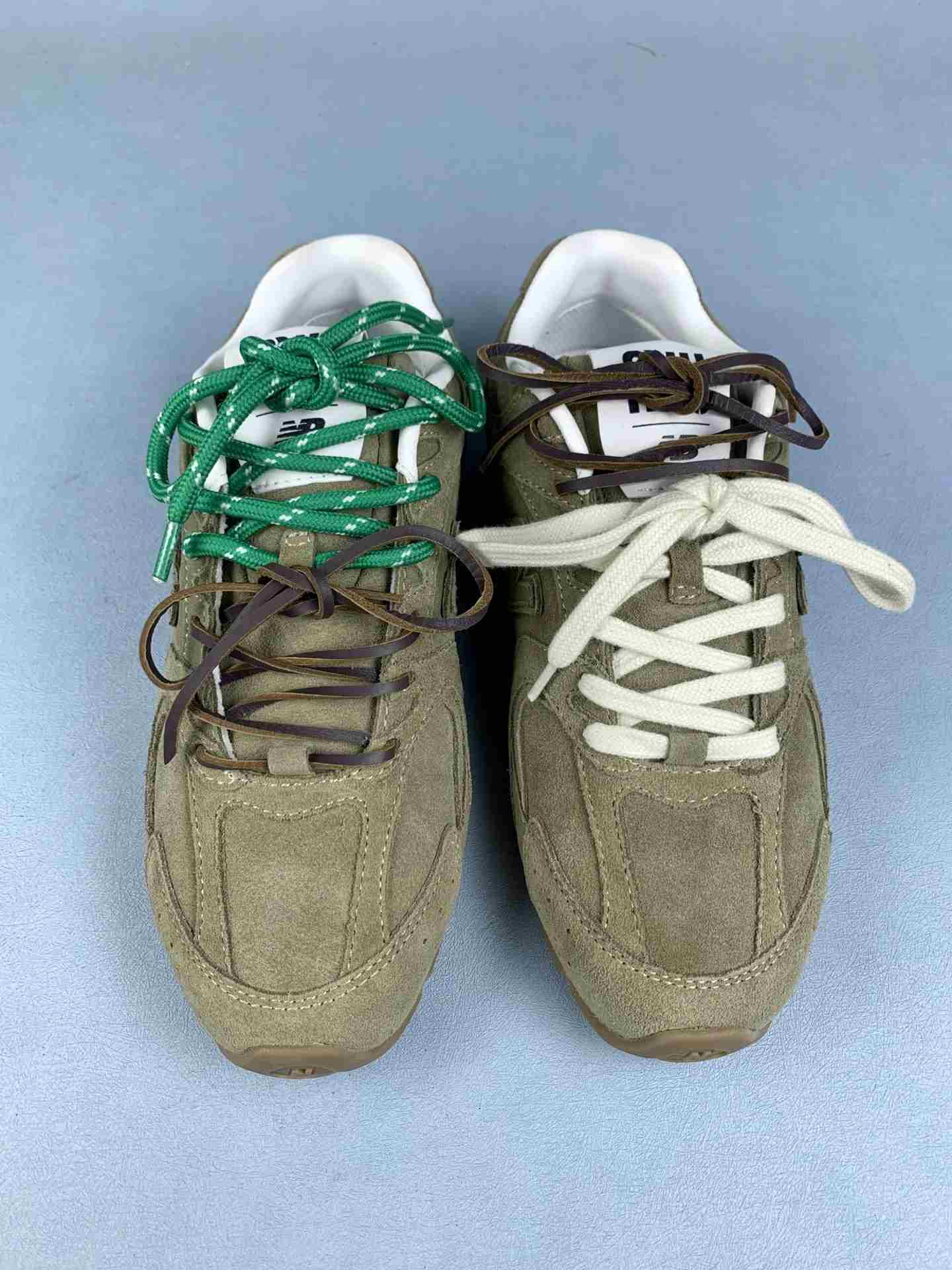 New Balance X Miu Miu 530 SL suede and mesh sneakers