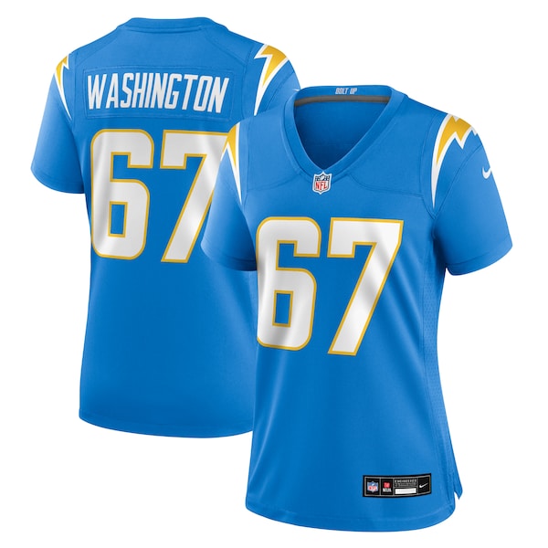 Savion Washington Los Angeles Chargers Nike Women's Team Game Jersey -  Powder Blue