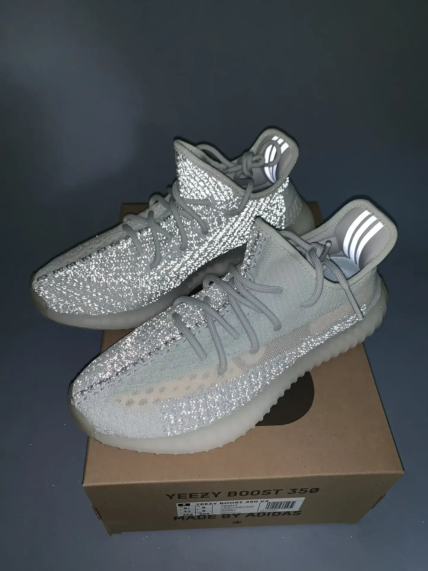 adidas Yeezy Boost 350 V2 Cloud White Reflective Shoes product photo from LabelPicks