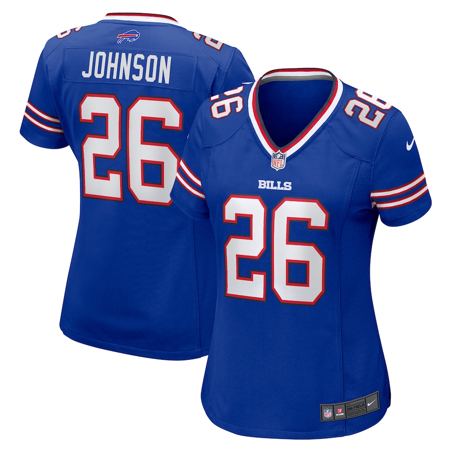 Ty Johnson Buffalo Bills Nike Women's Team Game Jersey -  Royal