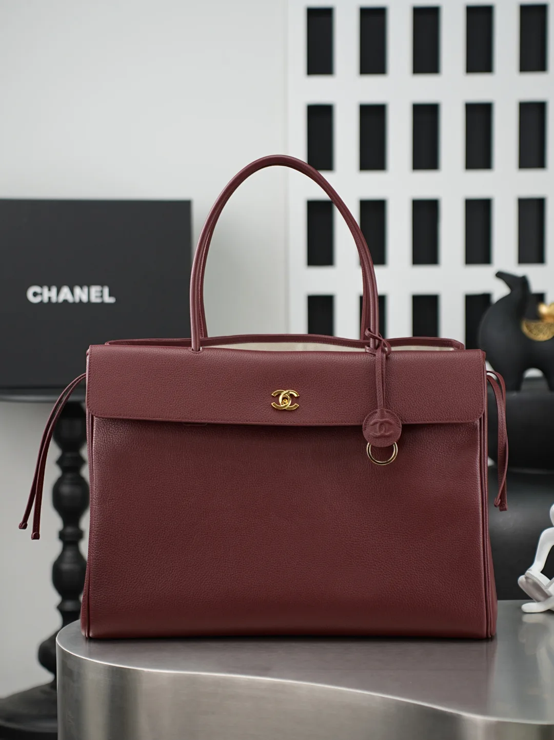 Chanel Grained Leather Tote Bag product photo from LabelPicks