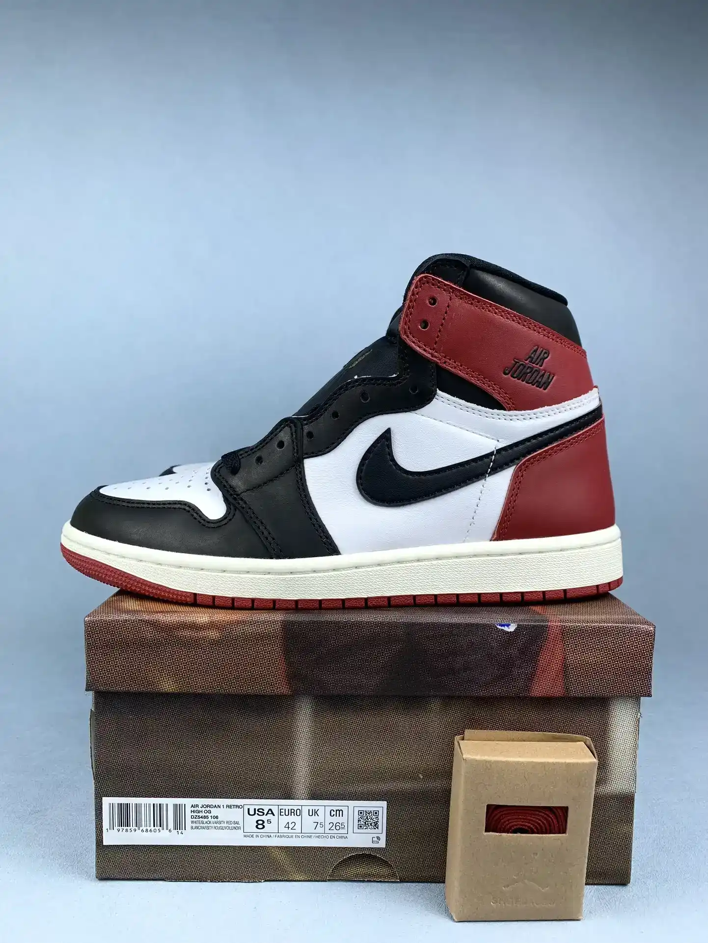 Air Jordan 1 High OG “Black Toe” Shoes product photo from LabelPicks