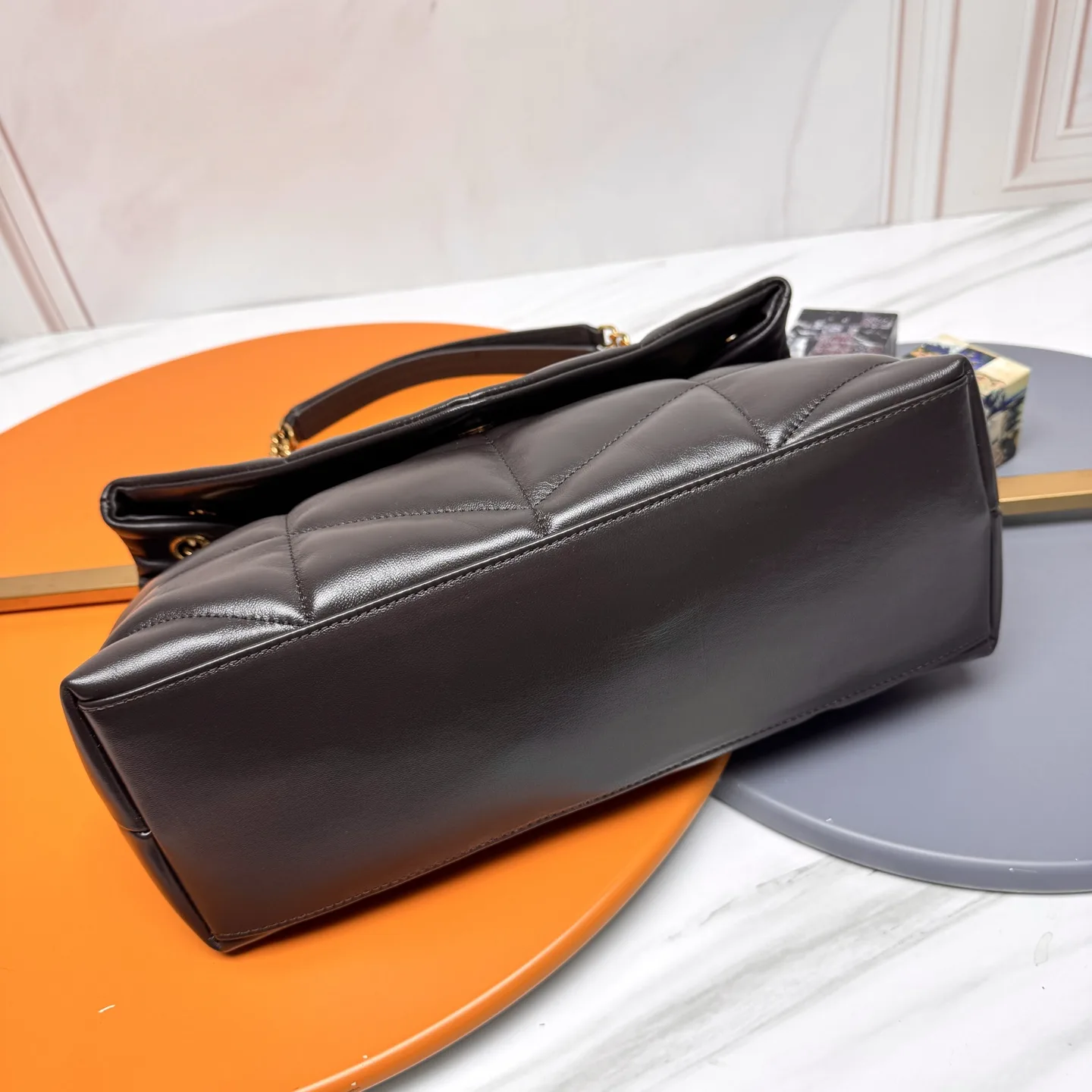 Saint Laurent Loulou Brown Quilted Leather Shoulder Bag product photo from LabelPicks