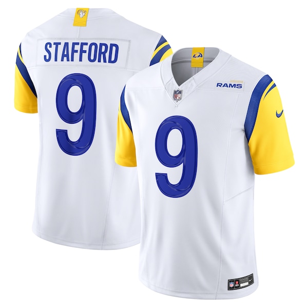 Matthew Stafford Los Angeles Rams Nike Vapor F.U.S.E. Limited Jersey - White/Royal