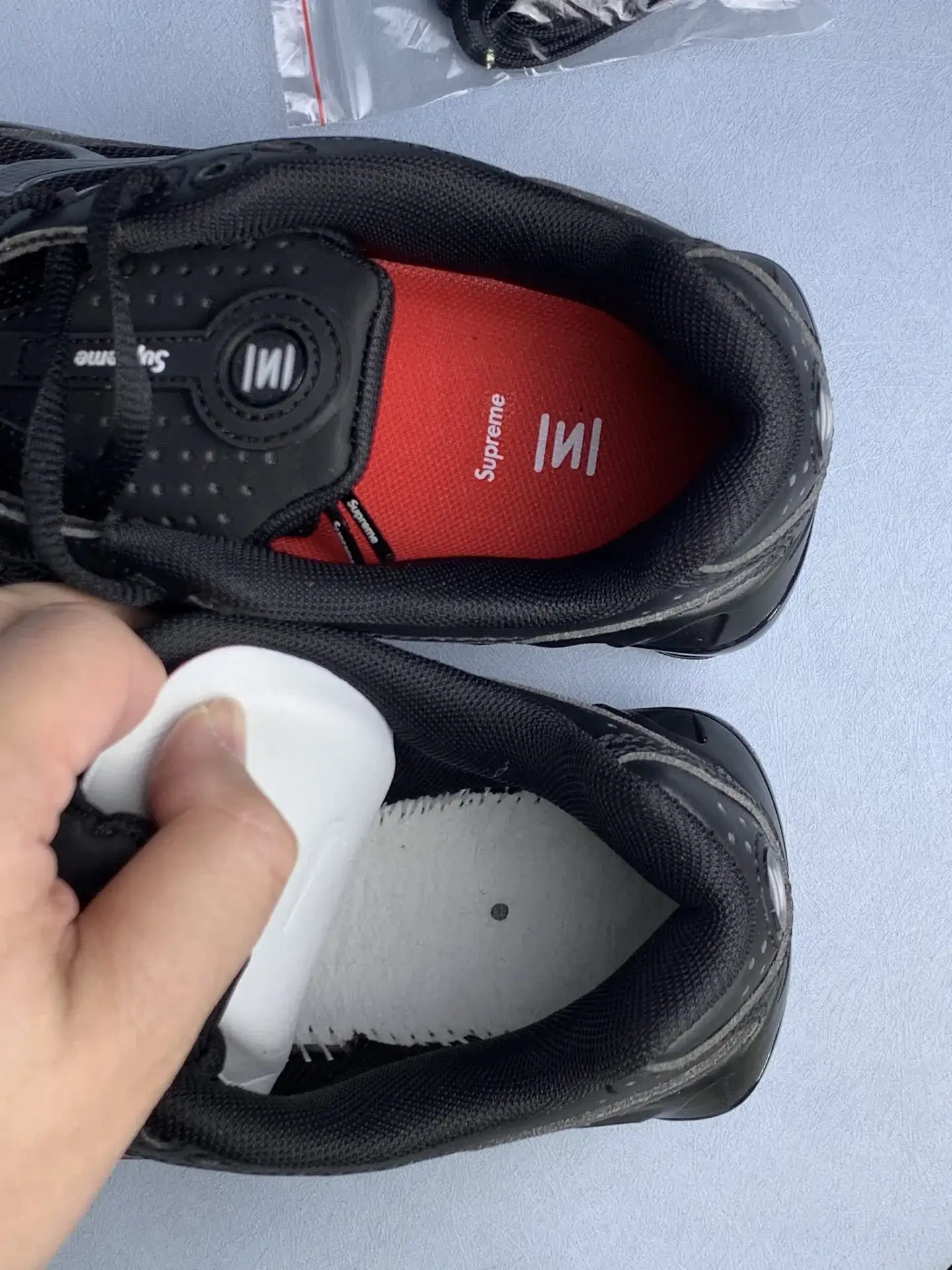 Supreme x Nike Shox Ride 2 SP “Black” - Black/Dark Ash/White product photo from LabelPicks