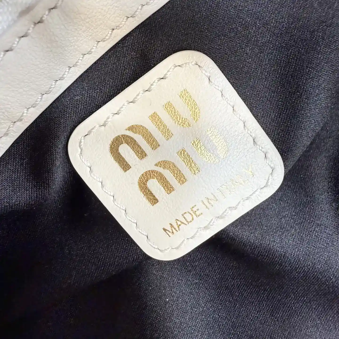 Miu Miu White Calfskin Top Handle Bag product photo from LabelPicks