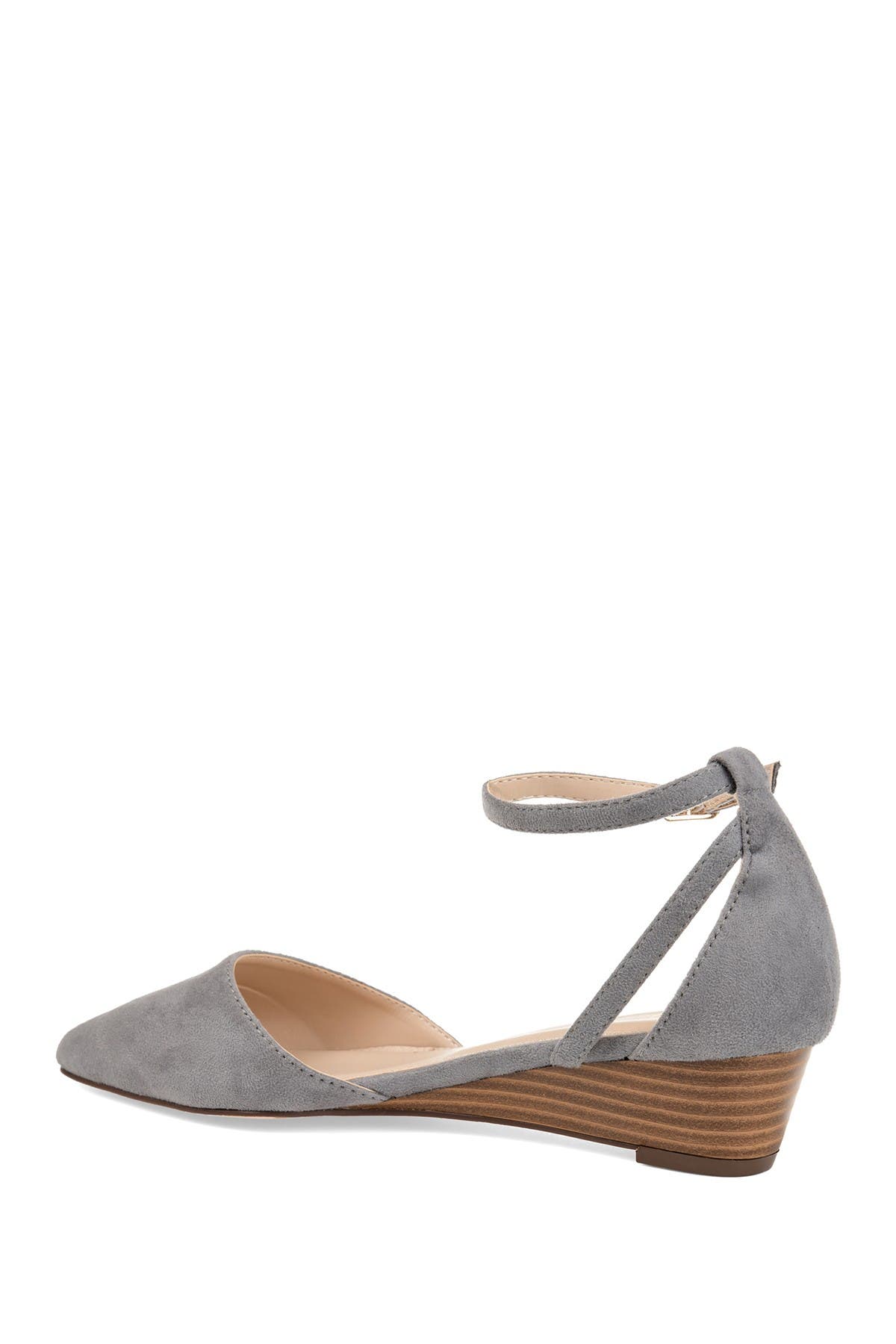 Journee Collection JOURNEE Arkie Sliver Wedge Pump