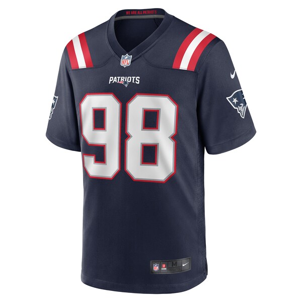 Jeremiah Pharms Jr. New England Patriots Nike  Game Jersey -  Navy