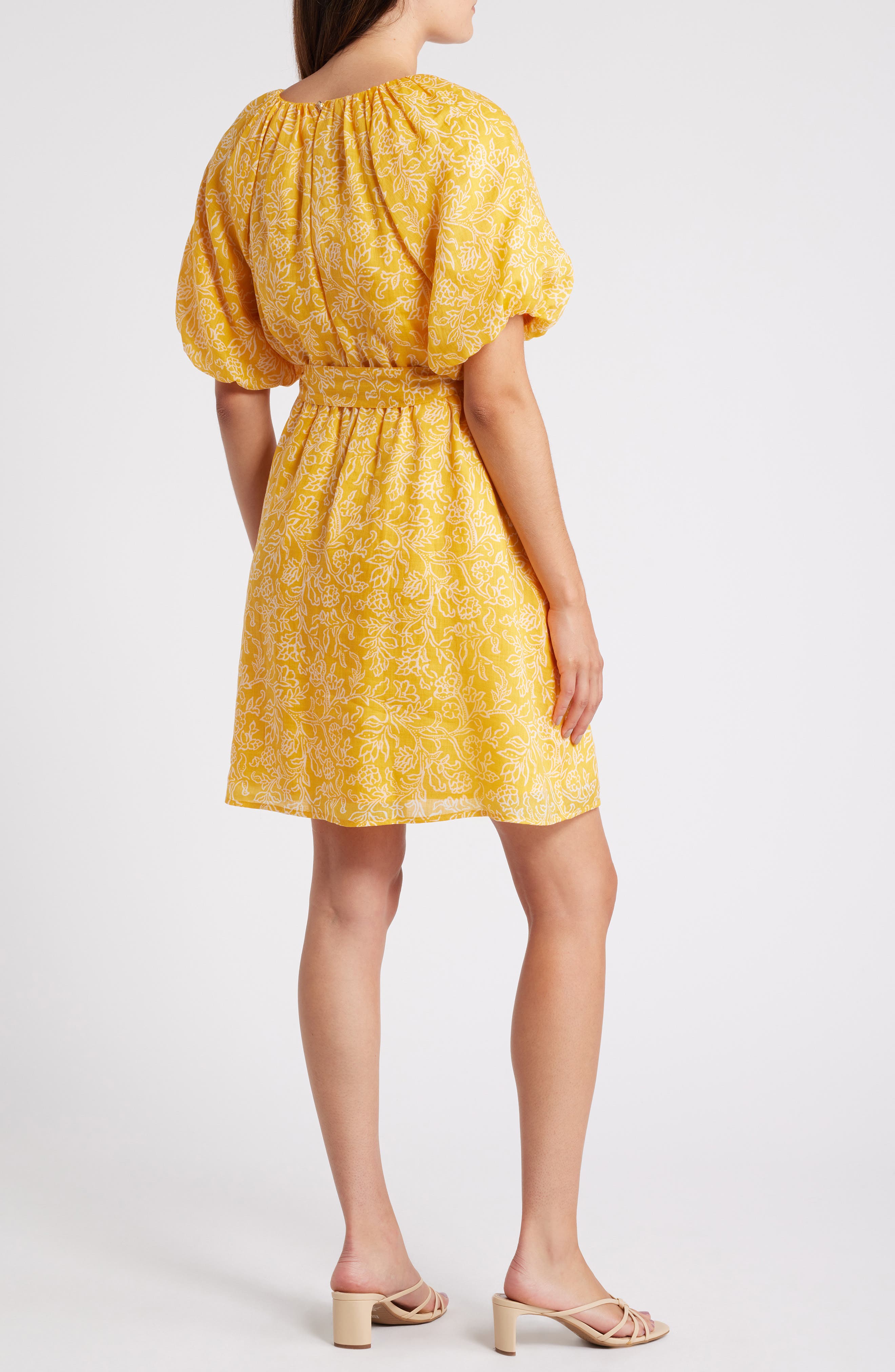 Tommy Bahama Veranda Vines Print Tie Waist Dress