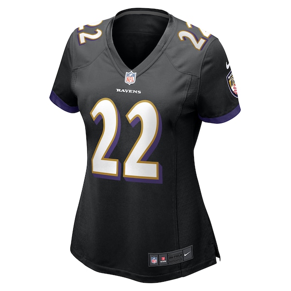 Derrick Henry Baltimore Ravens Nike Women's Alternate Game Jersey - Black