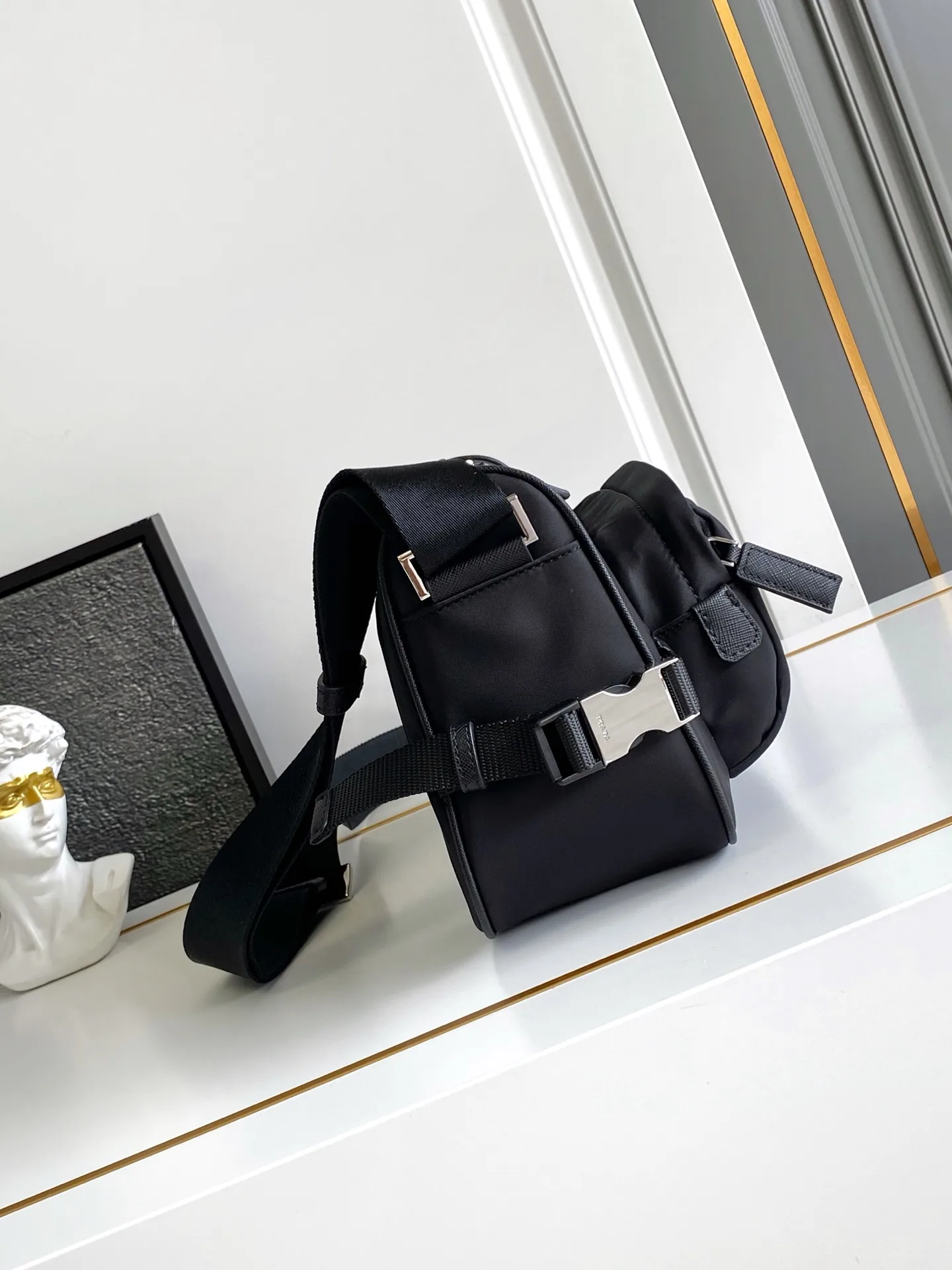 Prada Grained Leather Crossbody Bag product photo from LabelPicks