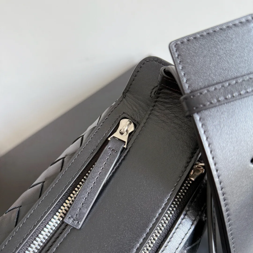 Bottega Veneta Black Intrecciato Woven Leather Tote Bag product photo from LabelPicks