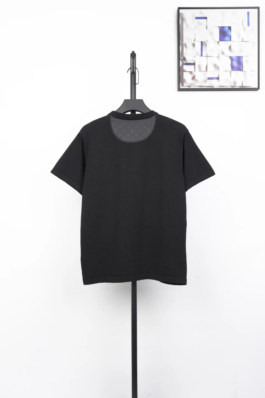 Louis Vuitton Black Pocket Print Knit T-Shirt product photo from LabelPicks