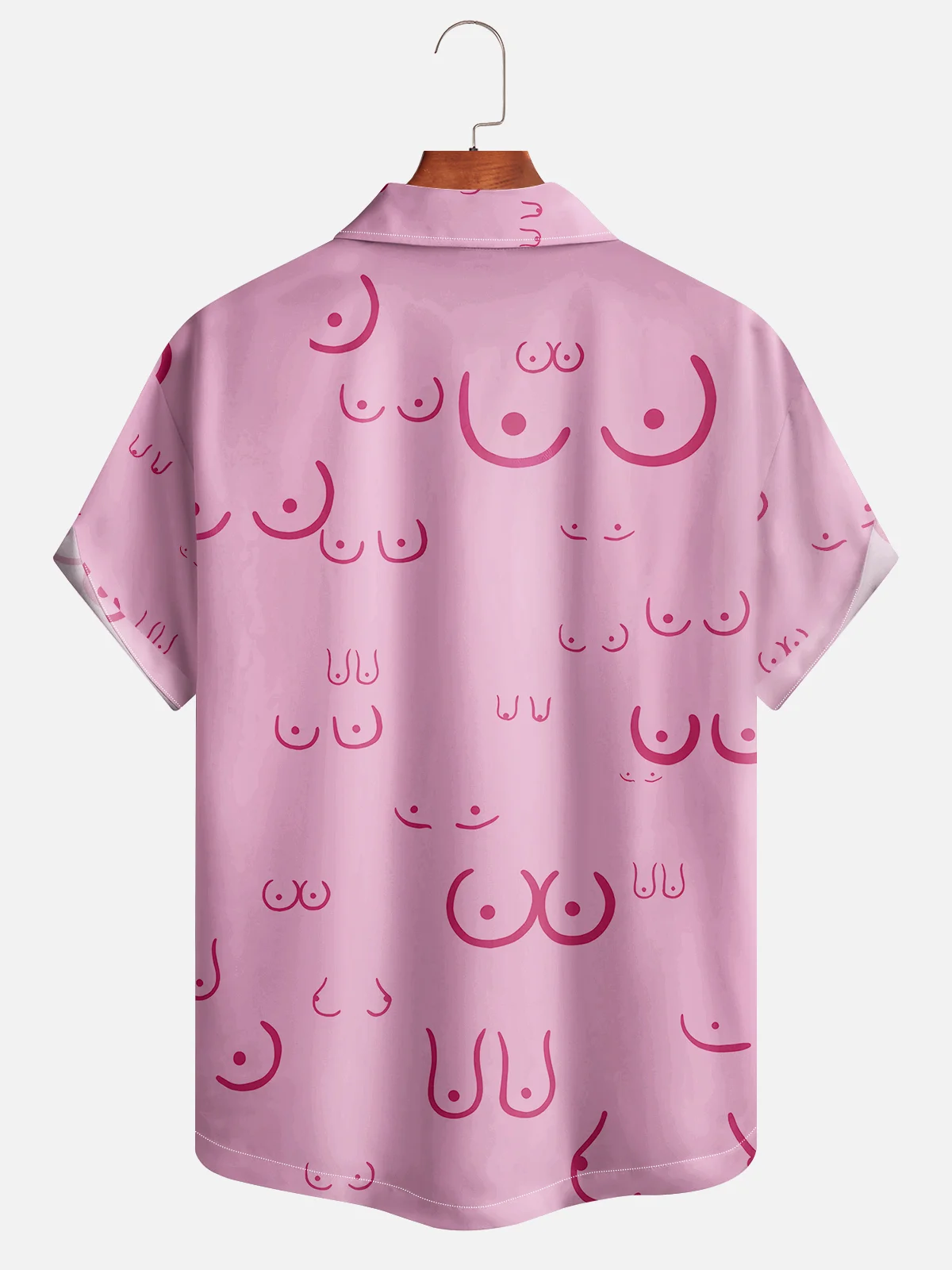 Moisture-wicking Abstract Geometric Pattern Casual Shirt