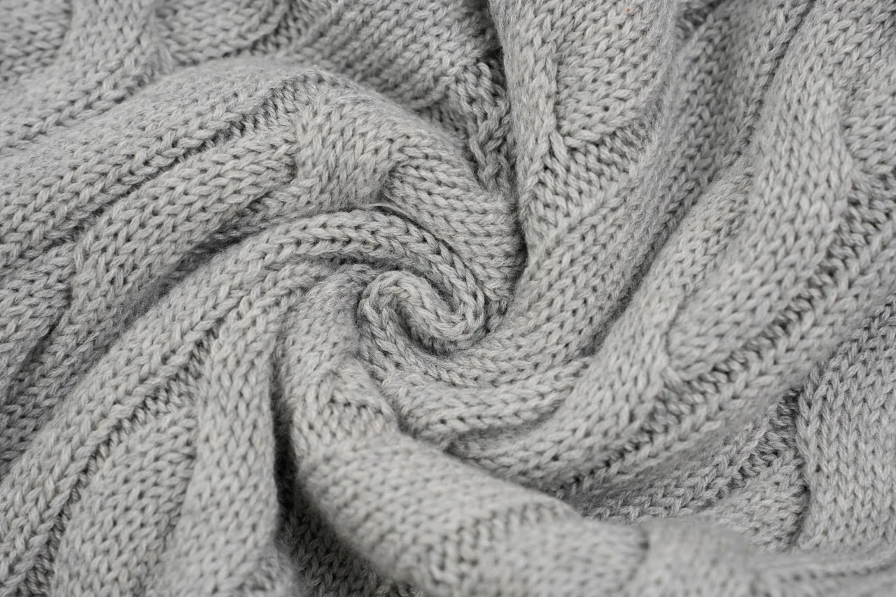 Ralph Lauren Light Grey Pony Embroidered Cable Knit Crewneck Sweater product photo from LabelPicks