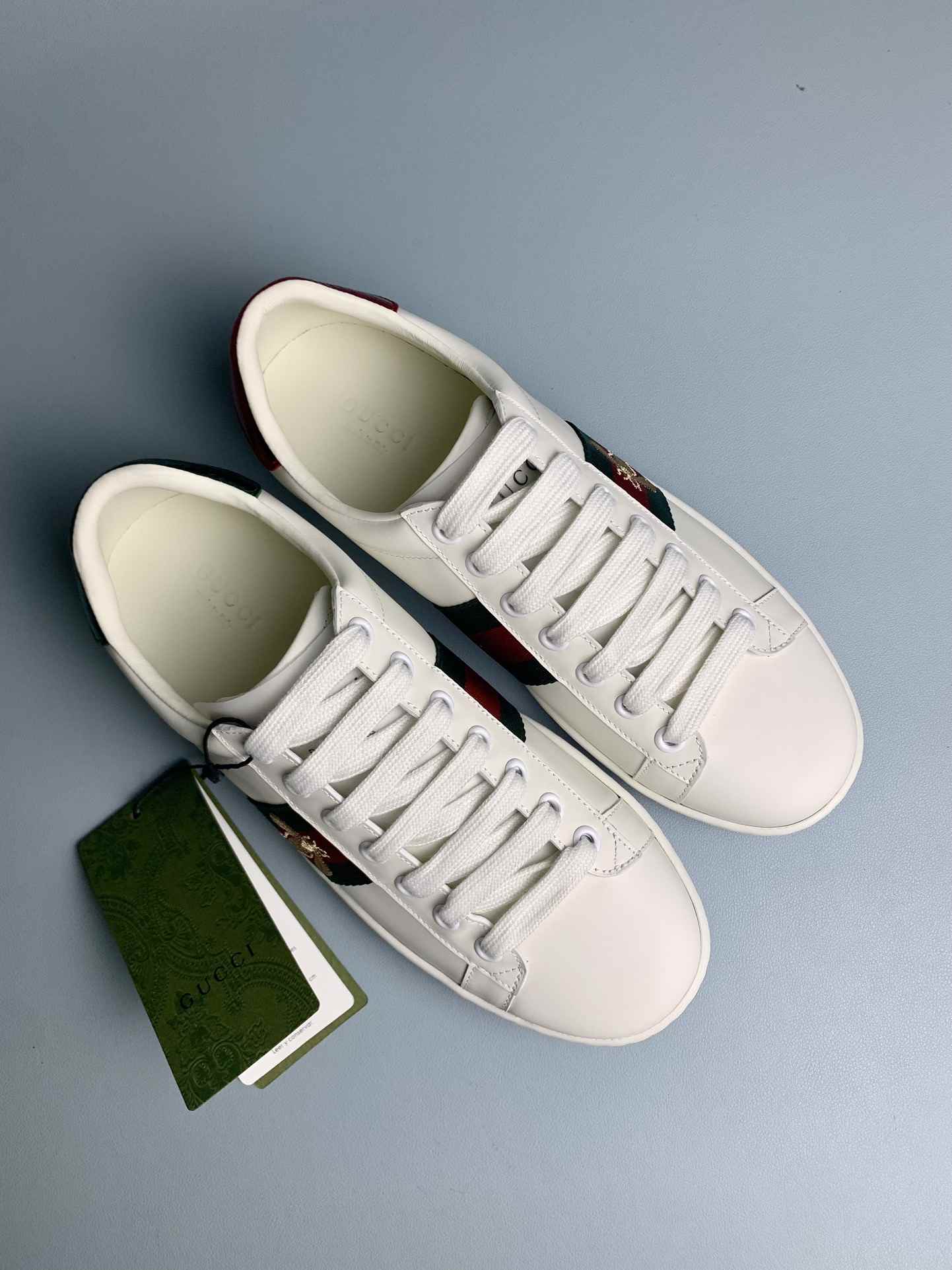Gucci Ace embroidered sneaker with bee