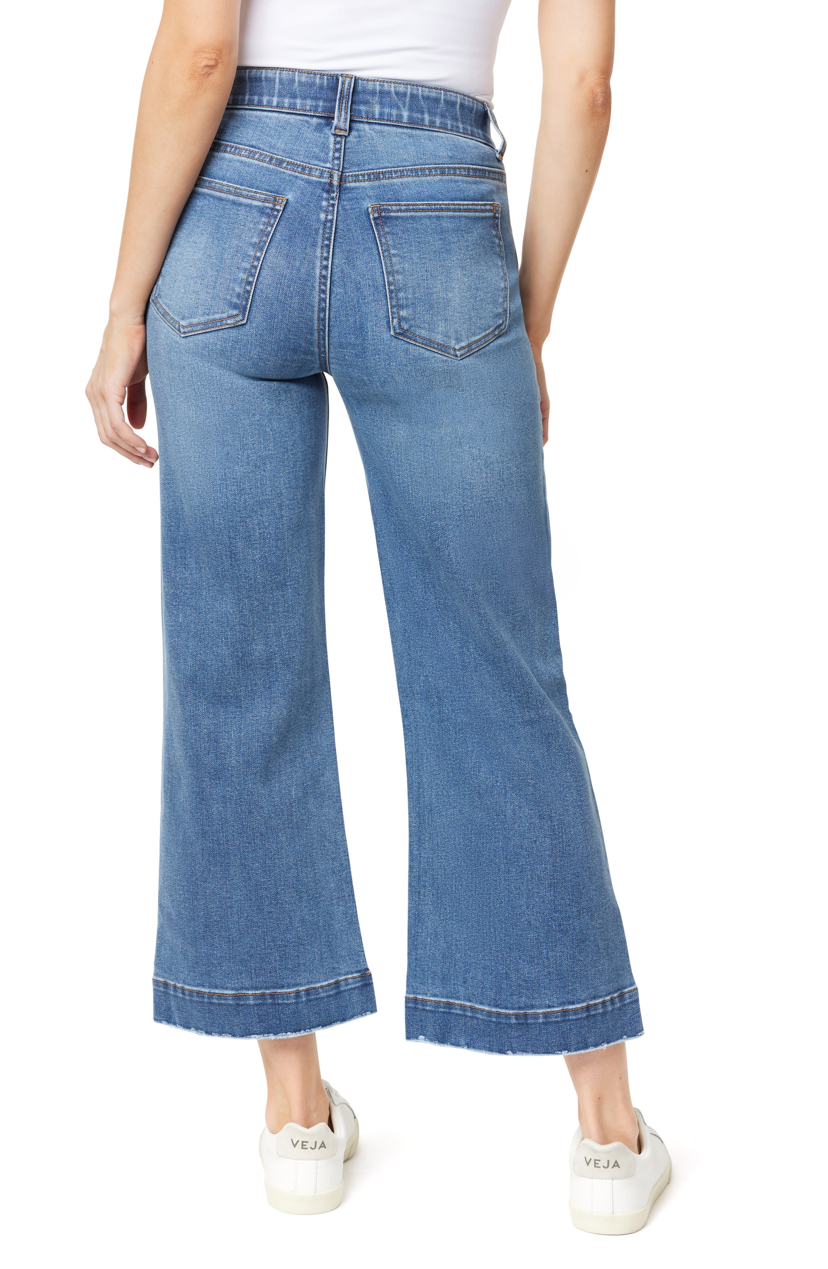 CURVE APPEAL Summer in the City 27-Inch High Rise Crop Flare Leg Jeans