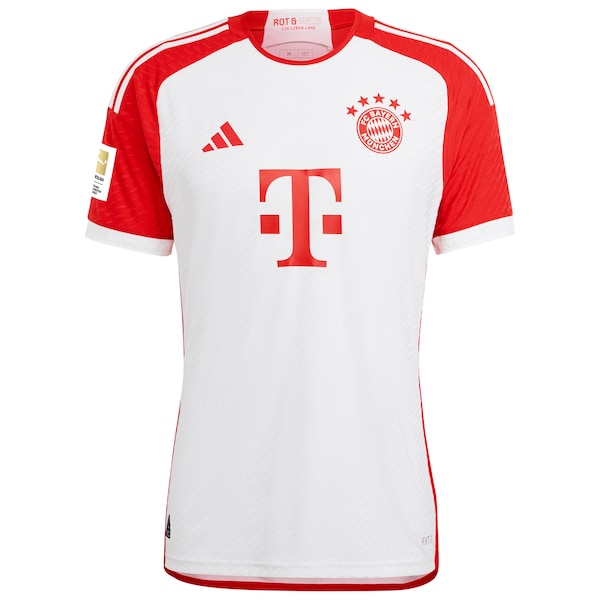 Bayern Munich adidas 2023/24 Home Authentic Custom Jersey - White
