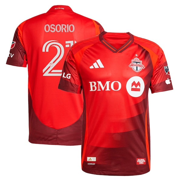 Jonathan Osorio Toronto FC adidas 2025 Club Kit Authentic Player Jersey - Red