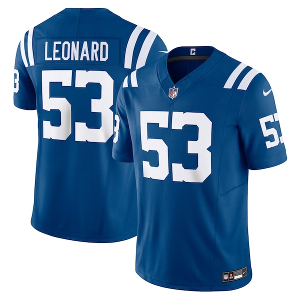 Shaquille Leonard Indianapolis Colts Nike Vapor F.U.S.E. Limited Jersey - Royal/Blue/White