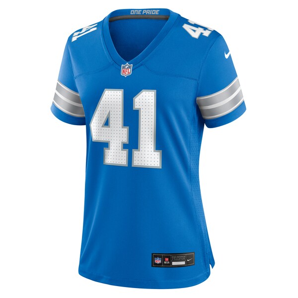James Houston Detroit Lions Nike Women's Team Game Jersey -  Blue
