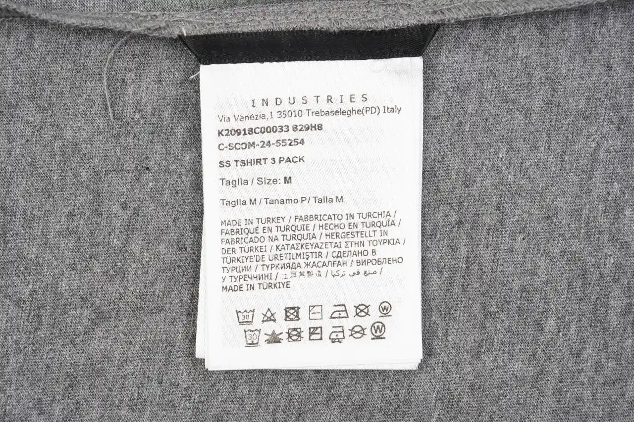 Moncler Grey Logo Crewneck T-Shirt product photo from LabelPicks