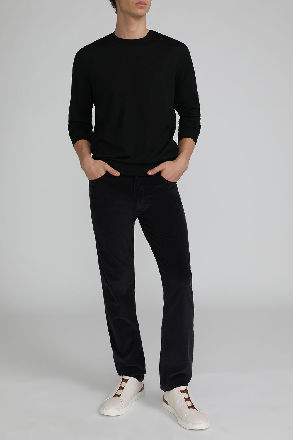 ZEGNA מכנסי ג'ינס קורדרוי
