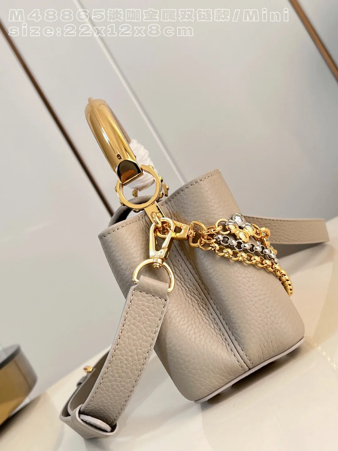 Louis Vuitton Calfskin Capucines Crossbody Bag product photo from LabelPicks