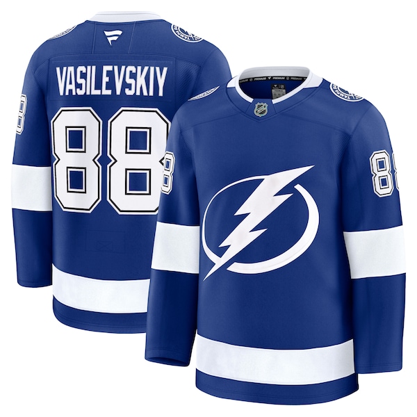 Andrei Vasilevskiy Tampa Bay Lightning  Home Premium Jersey - Blue/Black