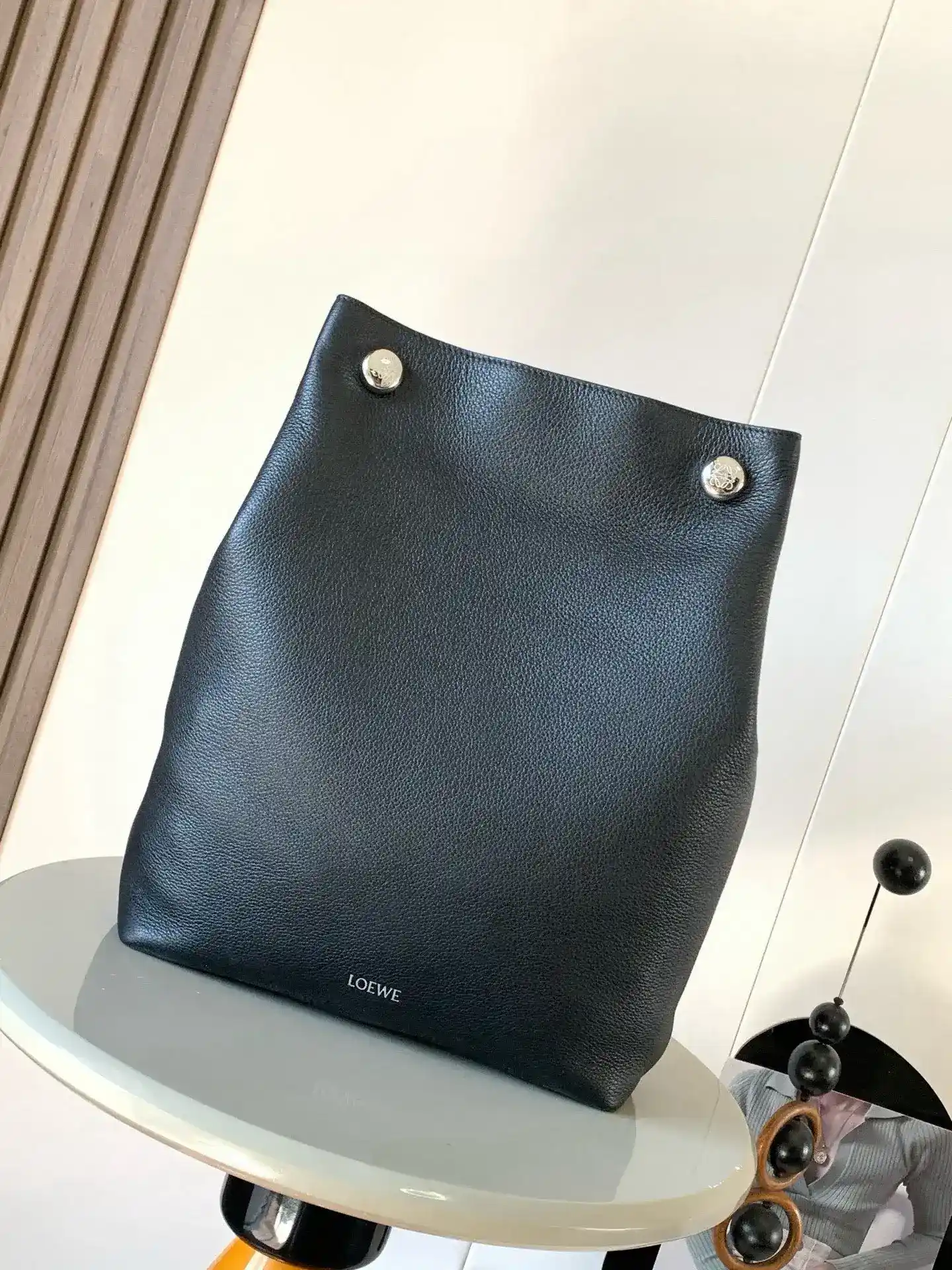 Loewe Grained Leather Hobo Bag product photo from LabelPicks