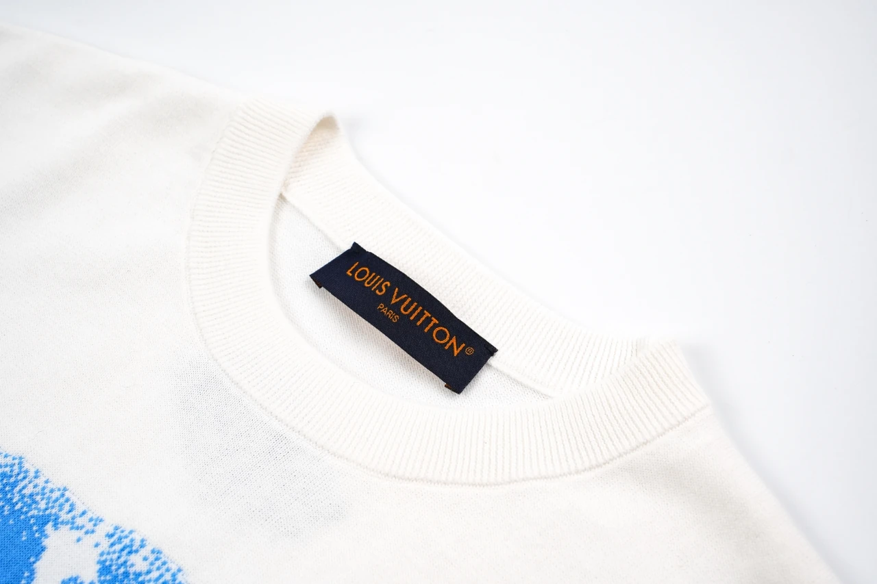 Louis Vuitton White Western Landscape Jacquard T-Shirt product photo from LabelPicks