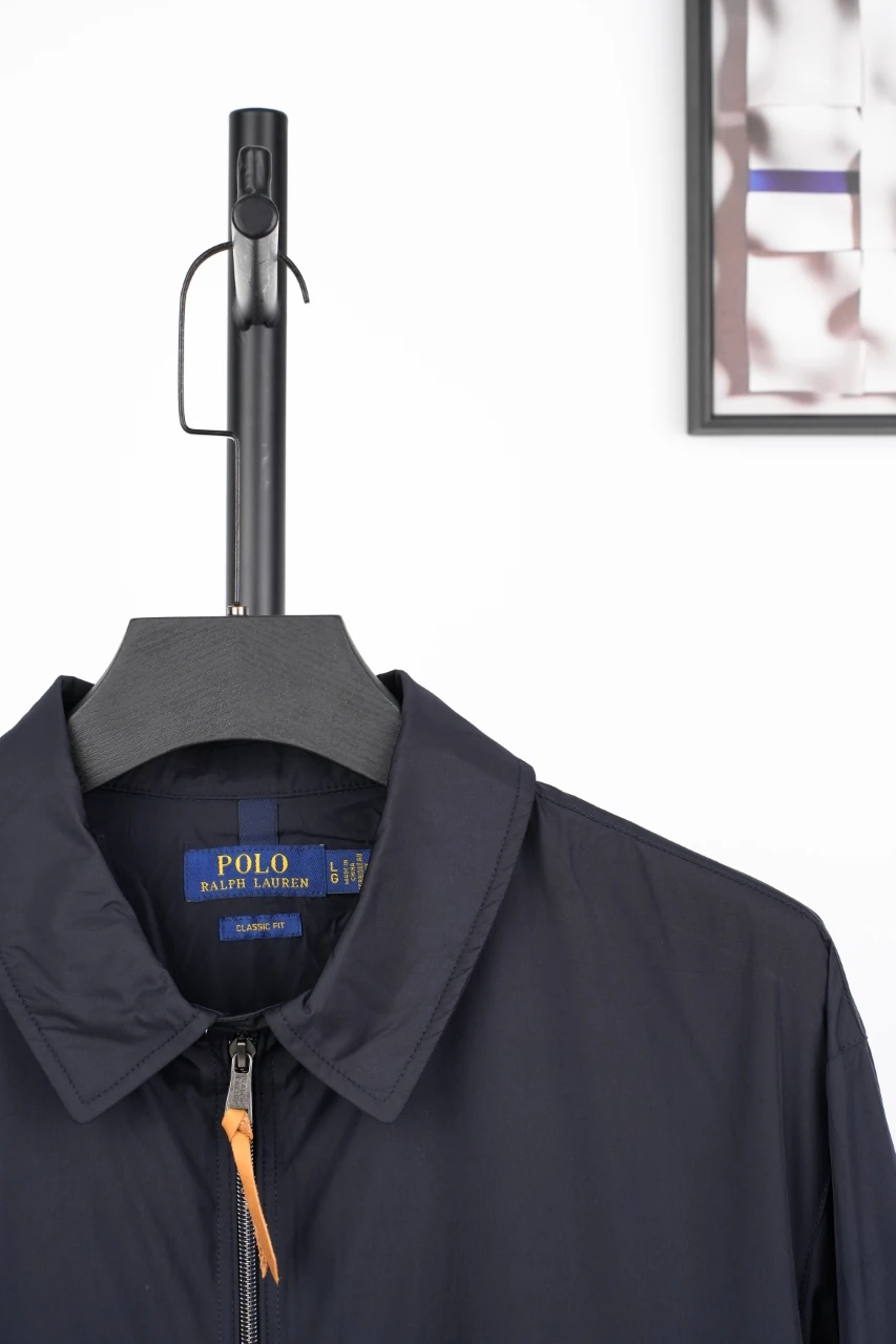 Ralph Lauren Navy Pony Embroidered Two Pocket Button Jacket product photo from LabelPicks