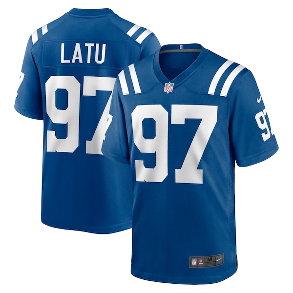Laiatu Latu Indianapolis Colts Nike 2024 NFL Draft First Round Pick Player Game Jersey - Royal